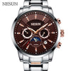 NESUN New Waterproof Swimming Sports Watches Men Automatic Mechanical Luminous Wristwatches Fashion Clock Male Relogio Masculino
