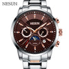 NESUN Men Fashion Top Brand Automatic Mechanical Wristwatches Luminous Waterproof Luxury Sports Watches Clock Relogio Masculino