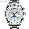 NESUN Men Fashion Top Brand Automatic Mechanical Wristwatches Luminous Waterproof Luxury Sports Watches Clock Relogio Masculino