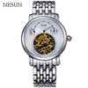 (Lowest price) Switzerland Brand Nesun Hollow Tourbillon Watch Men Automatic Mechanical Men's Watches Sapphire Waterproof watch