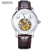 (Lowest price) Switzerland Brand Nesun Hollow Tourbillon Watch Men Automatic Mechanical Men's Watches Sapphire Waterproof watch