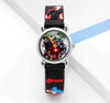 Captain America Kids Watch Children Watches Marvel Super Hero Fashion Simple Luminous Leather Quartz Wristwatch Boys Girls Clock