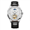 Luxury Brand NESUN Hollow Tourbillon Men Moon Phase Watch Business Automatic Mechanical Men's Wristwatches Waterproof Clock Male