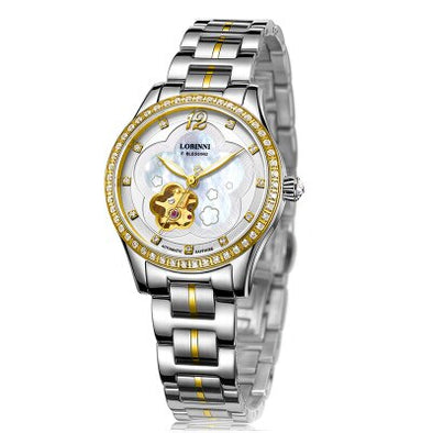 New Switzerland LOBINNI Women Watches Luxury Brand Japan MIYOTA 8N24 Automatic Mechanical Clock Sapphire Ladies Watch L2006L-1
