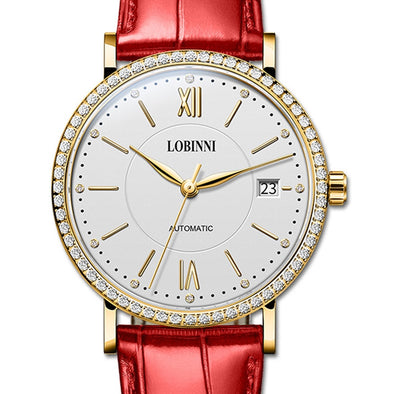 Switzerland LOBINNI Watch Women Luxury Brand Miyota Automatic Mechanical Wristwatches Sapphire Waterproof Ladies Watches L12025