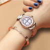 Ladies Watch Crystal Wrist Watch Women Luxury Lady Watch for Woman Rose Gold Stone Horloge Dames