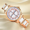 Ladies Watch Crystal Wrist Watch Women Luxury Lady Watch for Woman Rose Gold Stone Horloge Dames