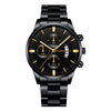 CUENA Men Wrist Watch Fashion Military Stainless Steel Analog Date Sport Quartz Watch Man Reloj Hombre 2019 men wristwatch clock