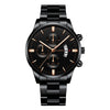 CUENA Men Wrist Watch Fashion Military Stainless Steel Analog Date Sport Quartz Watch Man Reloj Hombre 2019 men wristwatch clock
