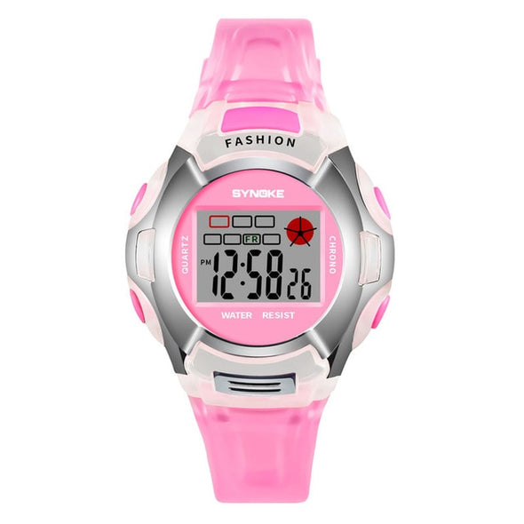 Children Digital Watches Shockproof Waterproof Luminous Wristwatch Kids Alarm Clock Boys Girls Sports Led Watch VL