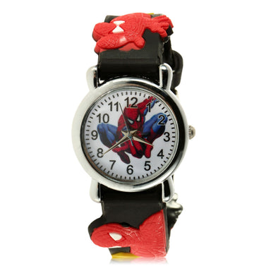 Boys Marvel Cartoon Kids Analog Quartz Wrist Watch Rubber Fashion Marvel hero Reloj NO1 Cool Design Relogio