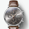Switzerland LOBINNI Men Watches Luxury Brand Perpetual Calender Auto Mechanical Men's Clock Sapphire Leather relogio L13019-6