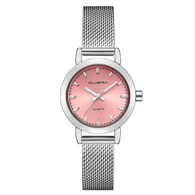 CUENA Women Dress Watches Quartz Stainless Steel Mesh Band Casual Bracele Ladies watch woman watches small dial reloj mujer