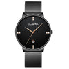 Luxury Ultra Thin Clock Male Steel Strap Casual Quartz Watch Men's Wrist Watch Zegarek Meski Clock Gift for Men