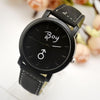 Good Boy Harajuku Korean Fashion lovers quzrtz watch Street Boys And Girls, My Love Belt Black And White Couple Wristwatch