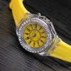 LED Light Flash Luminous Watches Women Men Boys Girls Silicone Wrist Watch Fashion Rhinestone Clock Kids Children Relogio Saati