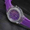 LED Light Flash Luminous Watches Women Men Boys Girls Silicone Wrist Watch Fashion Rhinestone Clock Kids Children Relogio Saati