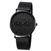 CUENA Fashion Casual Luxury Top Brand Men Watches Stainless Steel Dial Business Bracele Mens Clock Quartz Watches reloj hombre