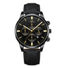CUENA Fashion Luxury Brand Men Watch Military Leather Strap Buckle Business Mens Clock Quartz Wrist Watches relogio masculino