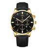 CUENA Fashion Luxury Brand Men Watch Military Leather Strap Buckle Business Mens Clock Quartz Wrist Watches relogio masculino
