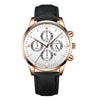 CUENA Fashion Luxury Brand Men Watch Military Leather Strap Buckle Business Mens Clock Quartz Wrist Watches relogio masculino