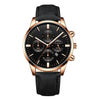 CUENA Fashion Luxury Brand Men Watch Military Leather Strap Buckle Business Mens Clock Quartz Wrist Watches relogio masculino