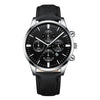 CUENA Fashion Luxury Brand Men Watch Military Leather Strap Buckle Business Mens Clock Quartz Wrist Watches relogio masculino