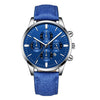 CUENA Fashion Luxury Brand Men Watch Military Leather Strap Buckle Business Mens Clock Quartz Wrist Watches relogio masculino